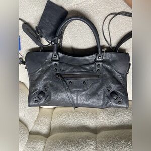 Balenciaga Le City Medium Bag Graphite Grey